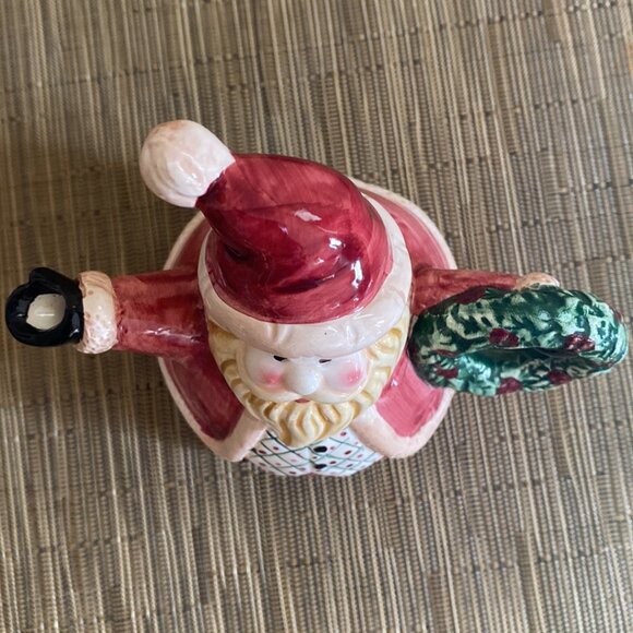 Little Santa Claus Ceramic Tea Pot (Decorative Figurine) Flomo - Picture 6 of 9